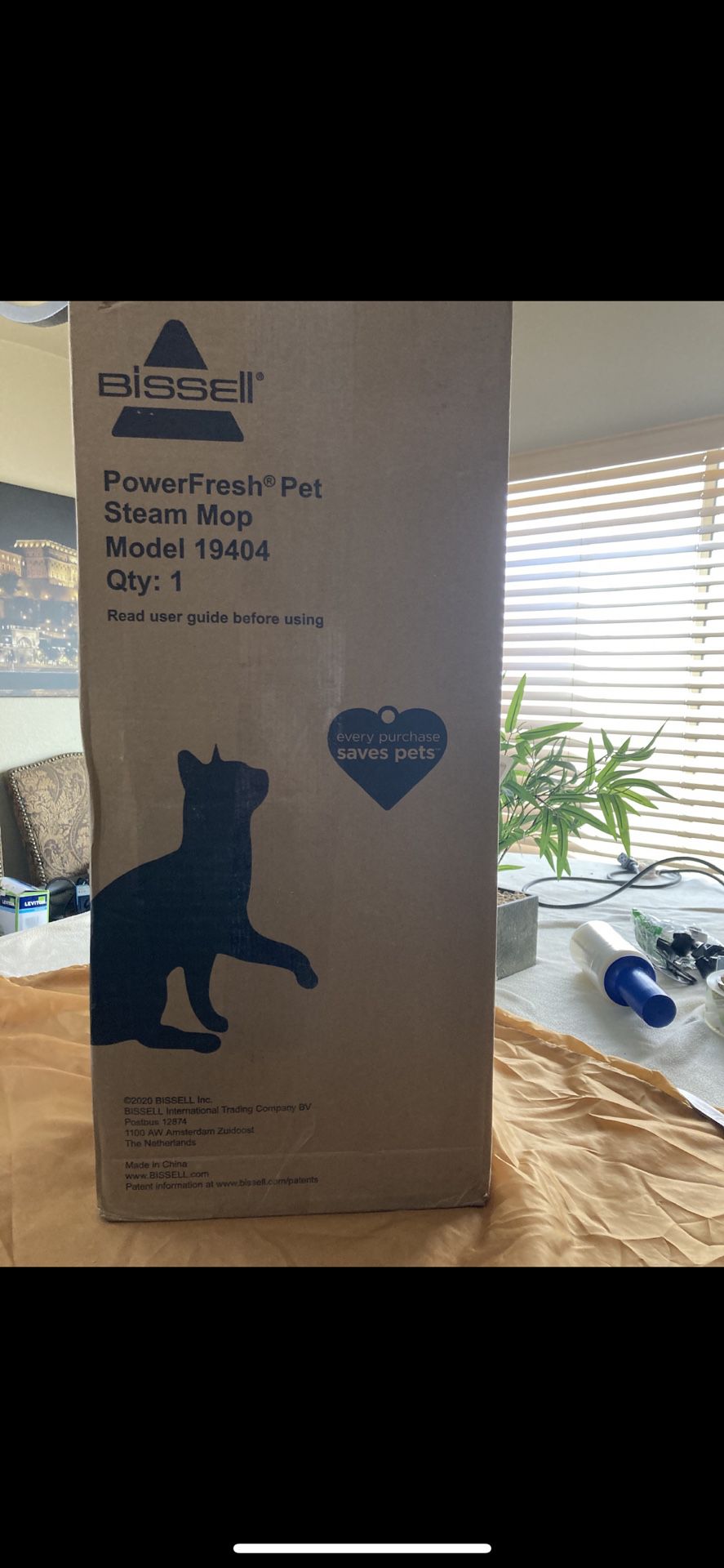 PowerFresh® Pet Scrubbing & Sanitizing Steam Mop (new Open Box) Retail $92