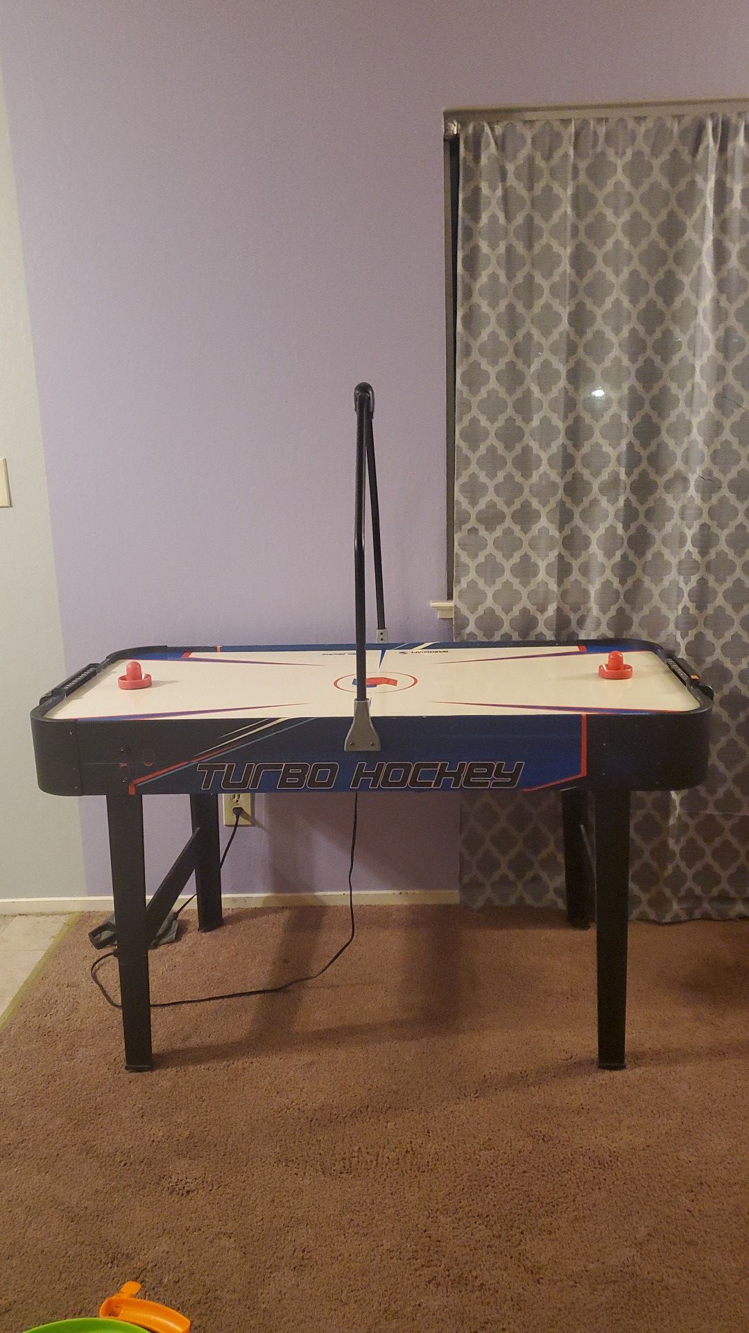 Air hockey table and triple arcade