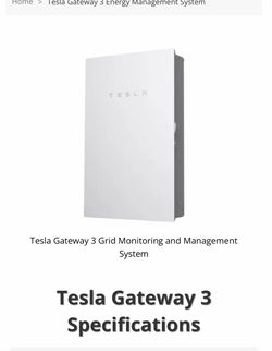 Tesla gateway 3