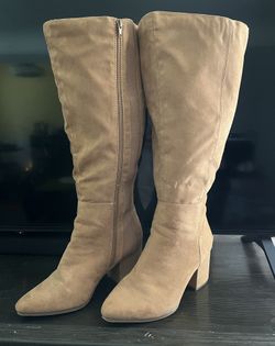 Lane Bryant Wide Calf Block Heel Boots Women’s Size 