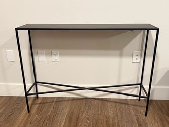 World Market Metal Console Table (Black)