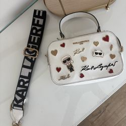 White Karl Lagerfeld