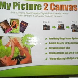 My Pictures 2 Canvas kit Makes 3 Framed Canvas pictures