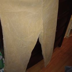 Pants Corduroy Woman's 12 Beige 