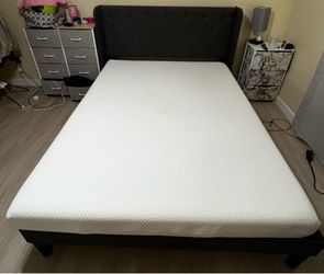 Queen mattress and bed frame