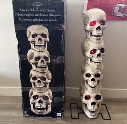 2 Costco Stacked skulls (NOT PLASTIC)