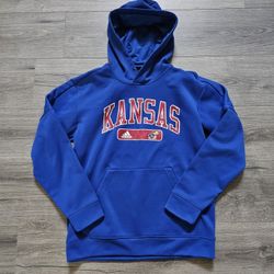 Adidas Kansas Jayhawks Climawarm Hoodie Mens Size Medium