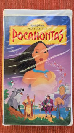 Pocahontas VHS Disney Video Tape