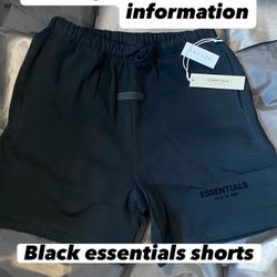 Black Essential Shorts With Pacsun Tag 🏷️ I Have Sizes S-L