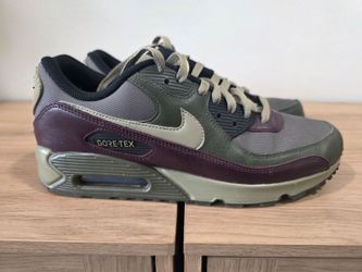 Nike Air Max 90 GORE-TEX 'Medium Olive' - Men's 9 - Preowned in Great Condition