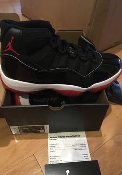 Air Jordan 11 retro bred Sz 9