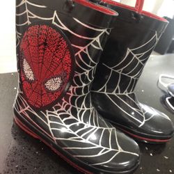 Rain boot Spider-boy  size 11