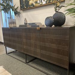 Solid Wood Four Hands Sideboard 