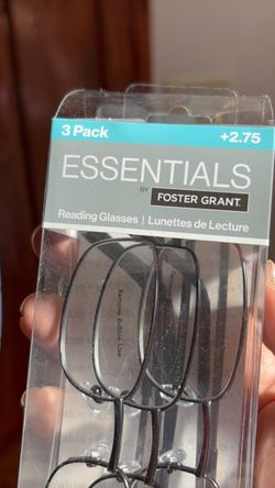 Essentials by Foster Grant Reading Glasses 3-Pack (+2.75 Strength)