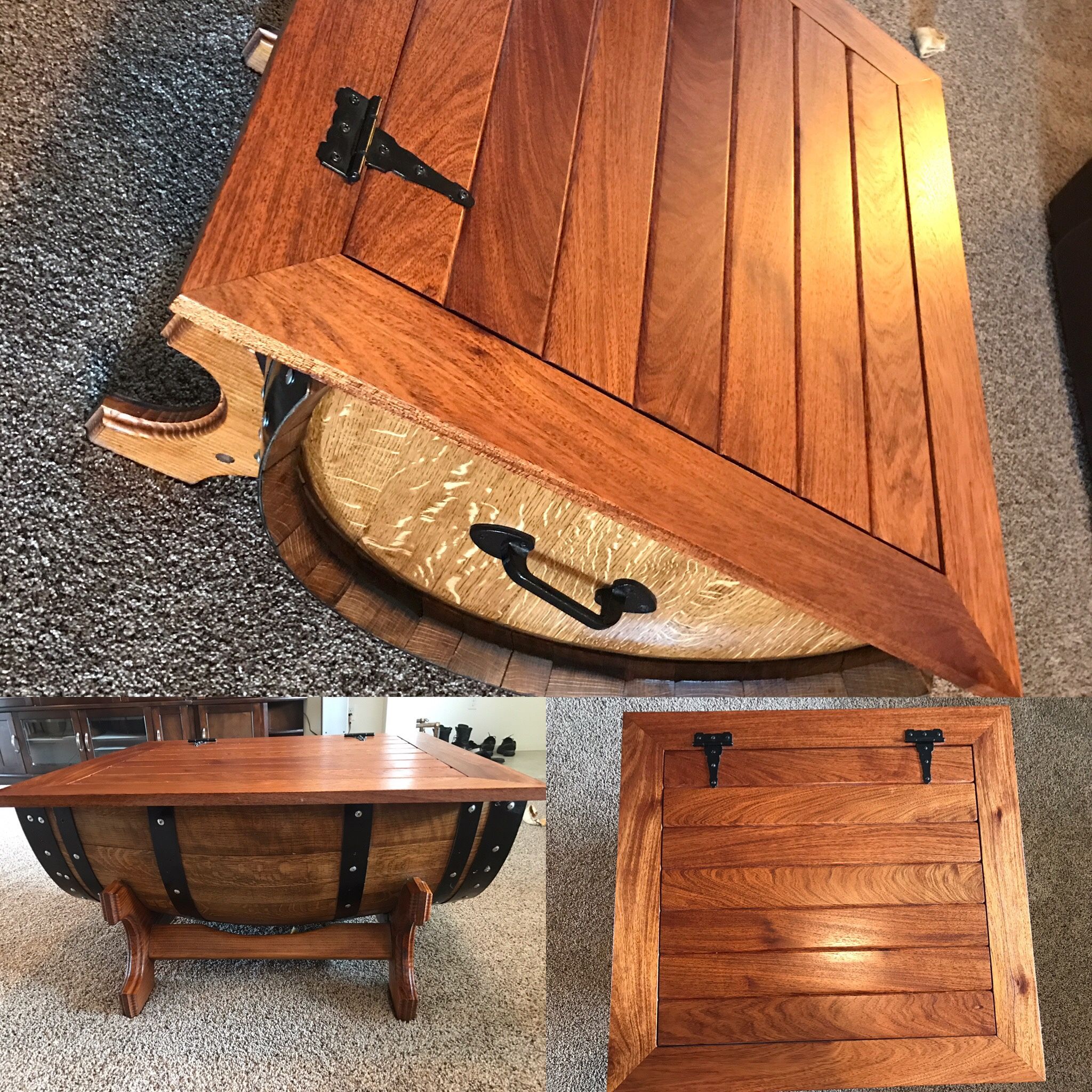 Wine Barrel Table