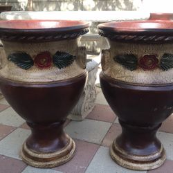 New Flower Pots Made Out Of Clay 
