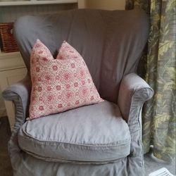 Cottage Style Wingback Armchair