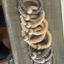 High Quality Hair Ties/hair Scrunchies (10 Pieces)