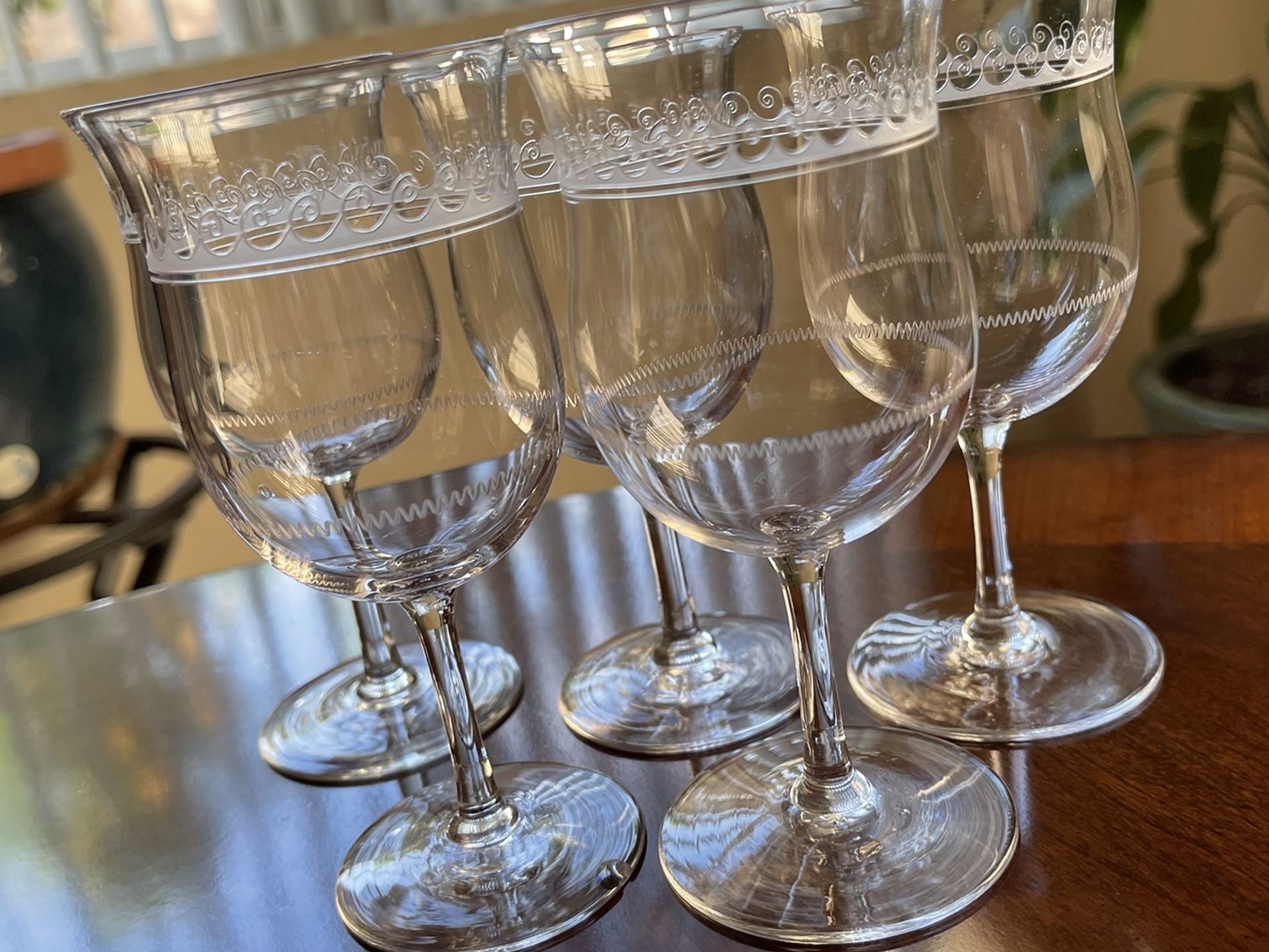 Antique Wine Glasses.