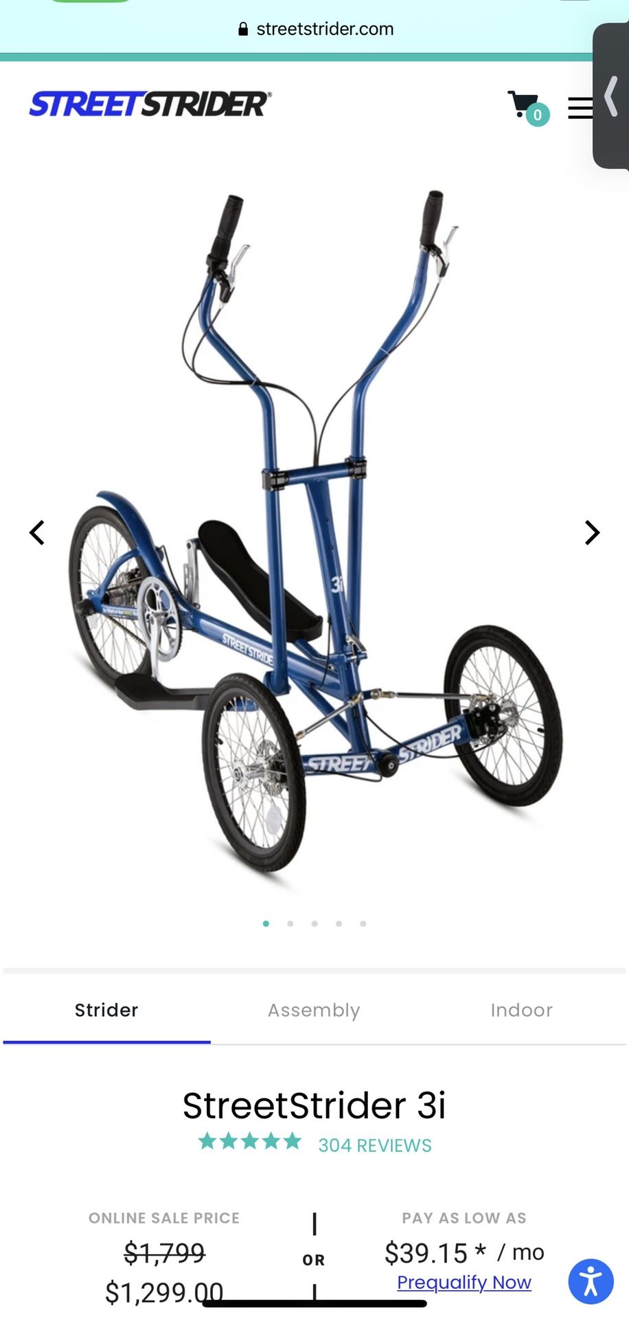 Wheel Streetstrider 3i Assembly New, Street Strider 3i Outdoor