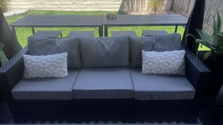 Patio sofa