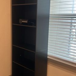 5 Tier black book shelf