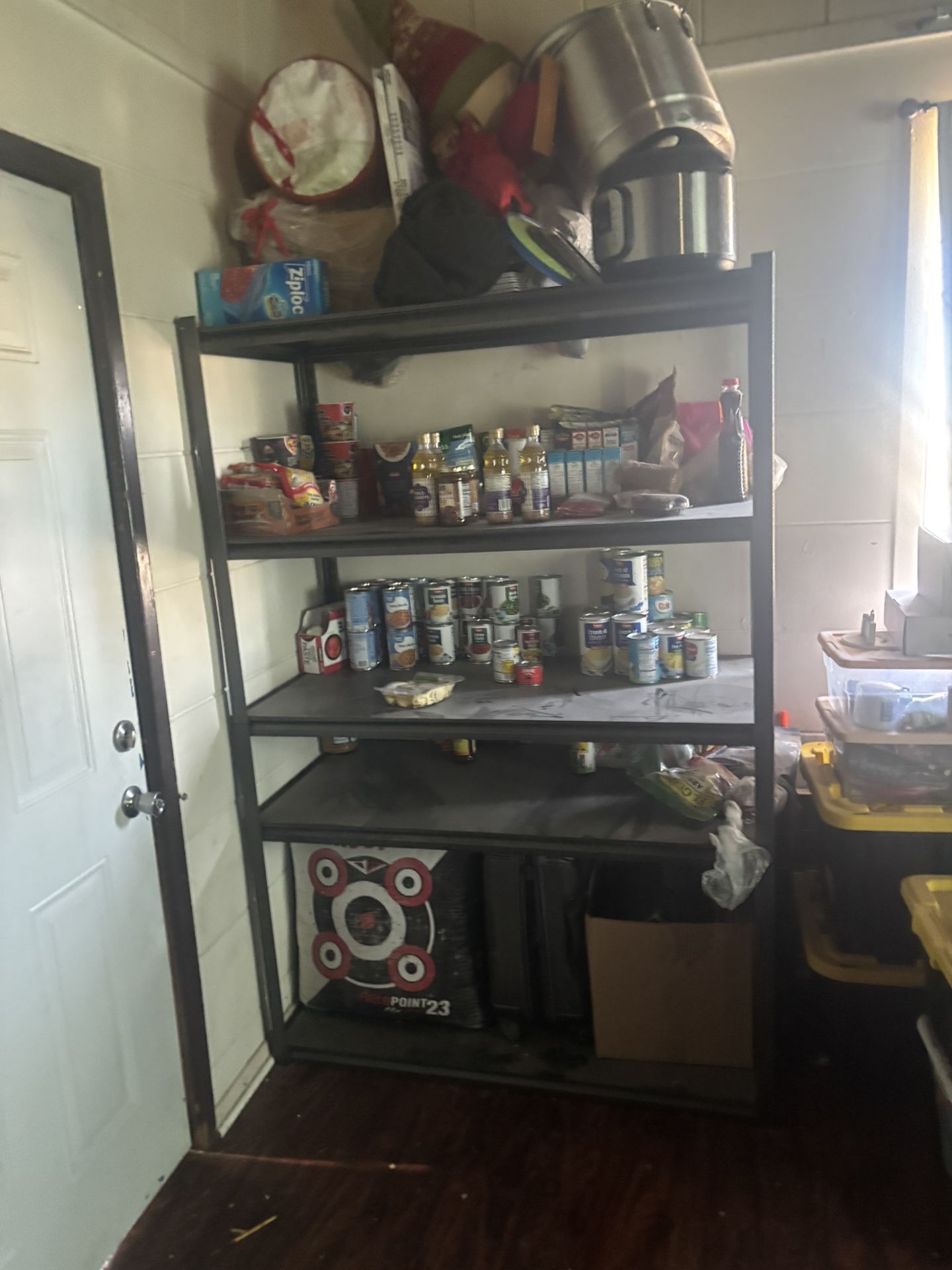 Garage shelving storage