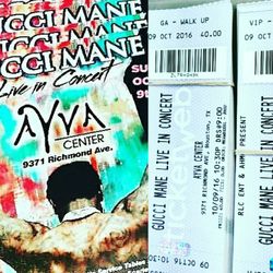 GUCCI MANE LIVE IN CONCERT AYVA CENTER RICHMOND AVE OCT9TH