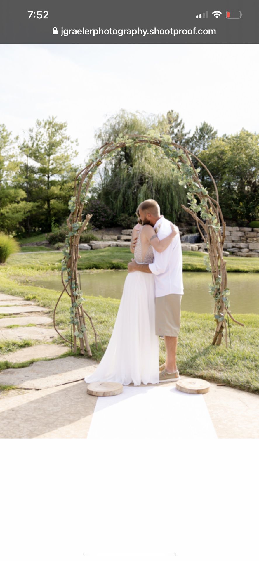 Wooden Archway For Wedding 