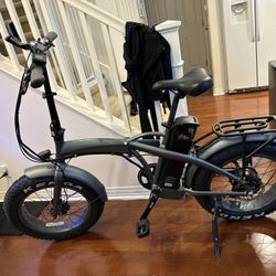 750 watt 48 volt electric bike fat tire folding ebike