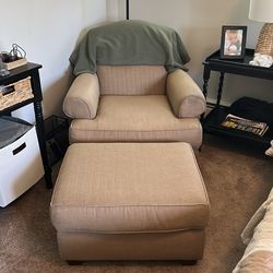 Chair and ottoman