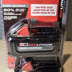 MILWAUKEE BATTERY PACK M18 HIGH OUTPUT 