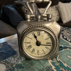 Carriage Clock Unbranded Case Made In India Takane Quartz Movement Vintage