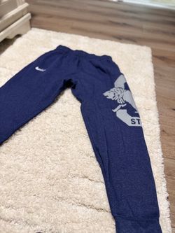 Nike Navy Blue Graphic Sweatpants with Penn state graphic on leg