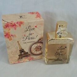 LOVE IN PARIS PERFUME FOR WOMEN/ POUR FEMME 3.4 FL OZ EDT

