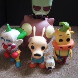 4 FUNKO DEAL INVADER ZIM ROCKOS MODERN LIFE AND KILLER CLOWNZ