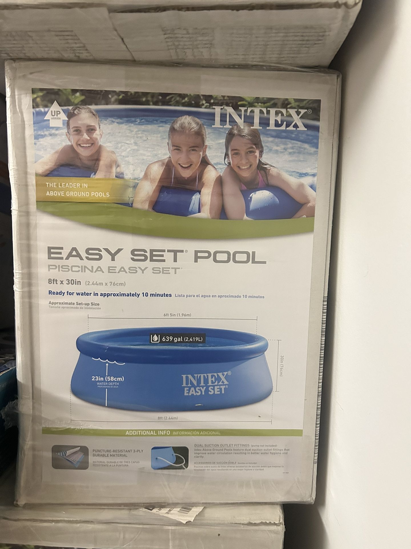 Intex Brand New Easy Set Pool 8x 30 Pool