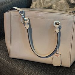 Micheal kors large leather sachtel purse