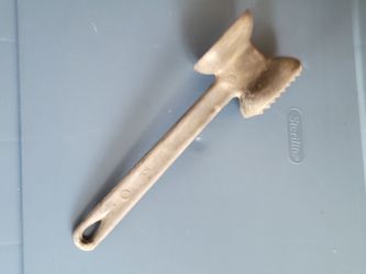 Vintage Meat Tenderizer Tool Mallet Cast Aluminum