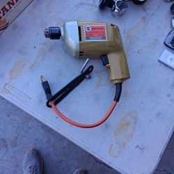 Old Vintage Black And Decker Electric Hand Drill 