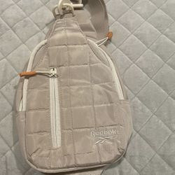 Beige Reebok Fanny Pack