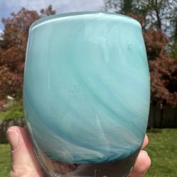 Glassybaby On Base Swirl Candle Holder