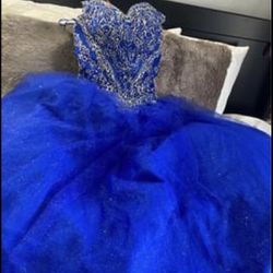 Royal Blue Quinceńera Dress 