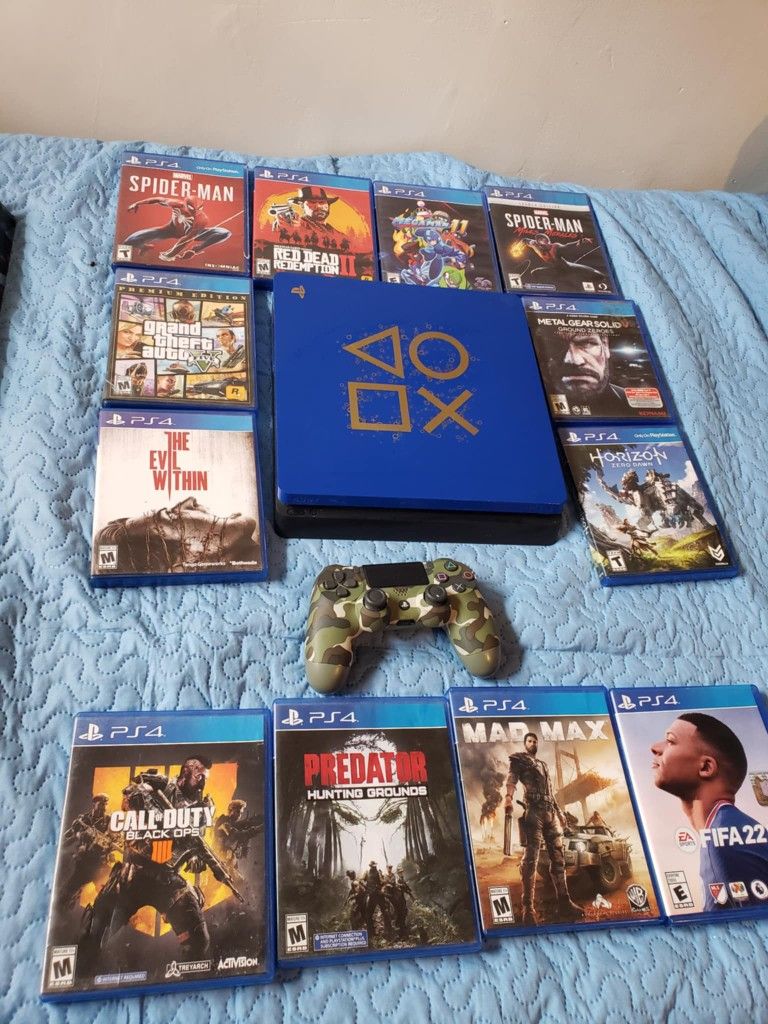 Playstation 4 Slim 500GB $150! The 1,000GB $175! PS4 Slim...Looking To Sell All Separately $15 Per Great Game & $10! Regular Game. All work 100%