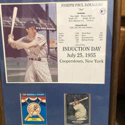 Joe DiMaggio  memorabilia picture