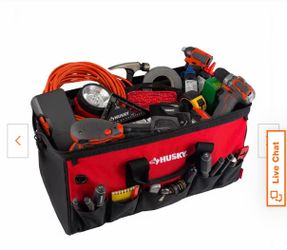 Husky 26 Inch wide mouth tool bag