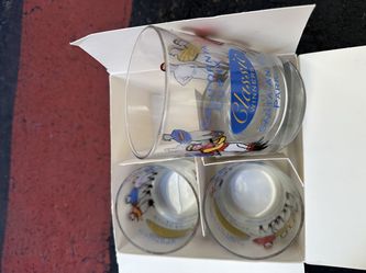 Santa Anita Park California Cup Glasses, Set of 3