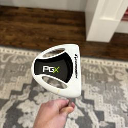 Pinemeadow Golf PGX White Golf Putter w/ Square Grip