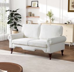 Convertible 3-in-1 Velvet Sofa Bed, Sleeper Loveseat Chaise Lounge with Adjustable Backrest for Living & Small Spaces (Beige)