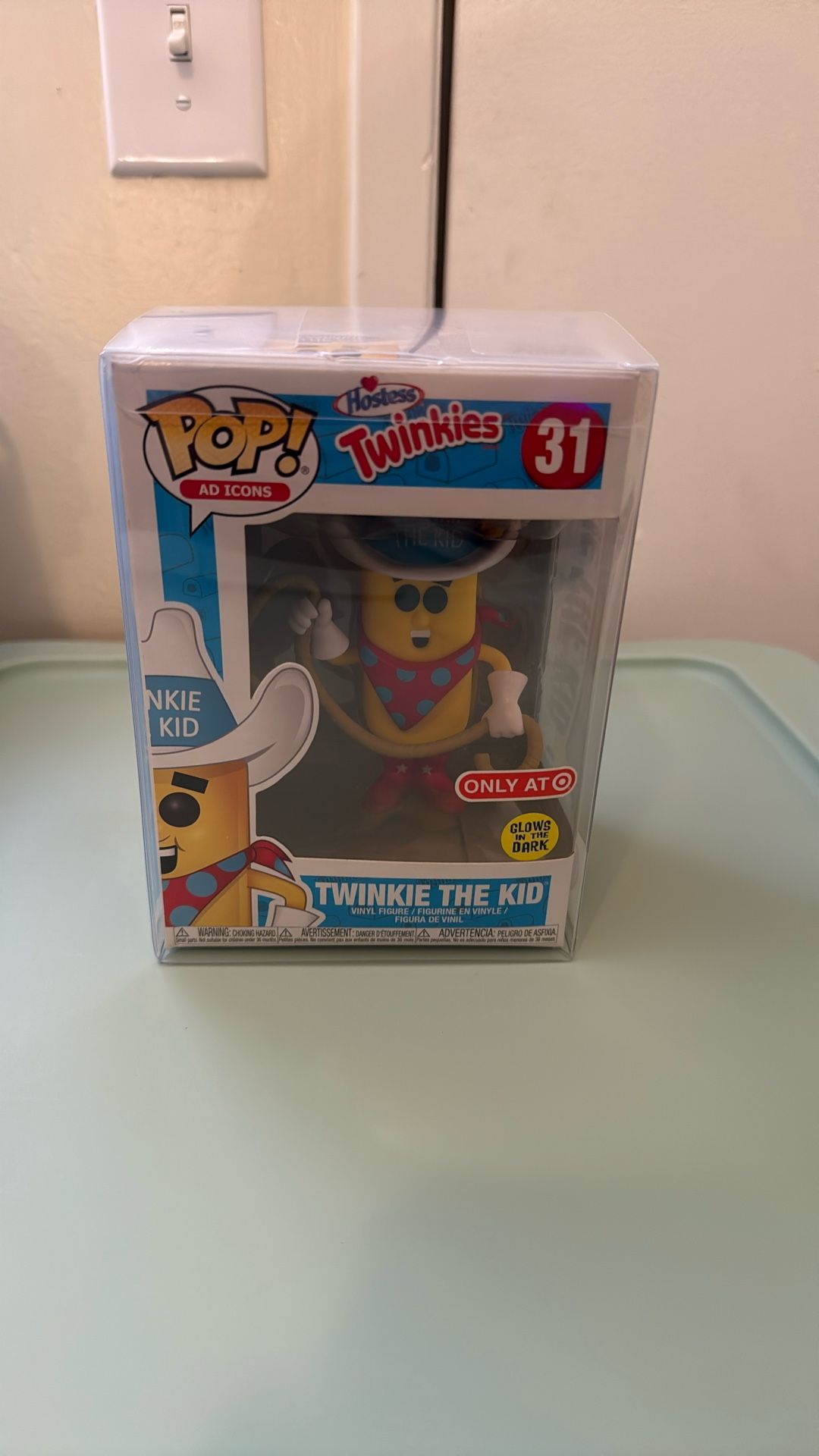 NEW Funko POP Twinkie the Kid -GLOWS IN THE DARK- #31 Target Exclusive
